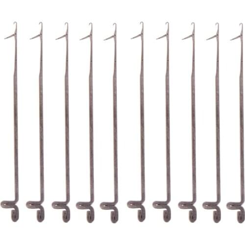 10 Pcs Crochet Threader Beading Needles Stringing Tool DIY Jewelry Making 80mm