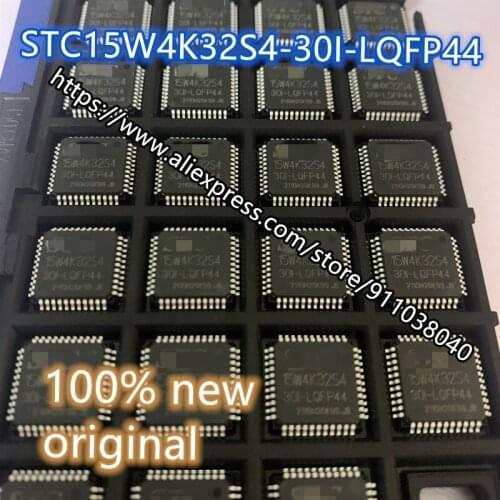 100% New&original STC15W4K32S4 STC15W4K32S4-30I-LQFP44
