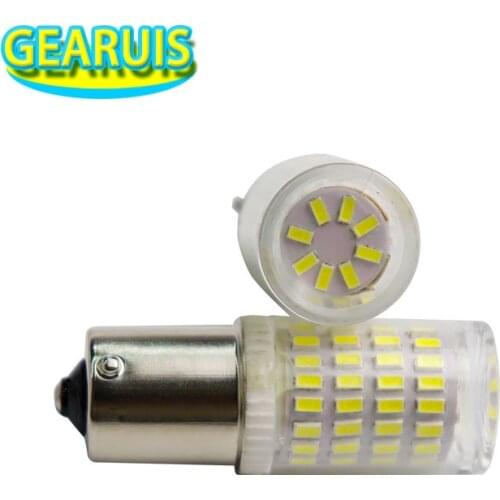 100X 1156 BA15S P21W BAU15S PY21W 1157 BAY15D 80 SMD 3014 LED Car auto turn signal brake lights car drl stop bulbs 12V-20V