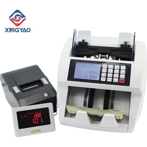 2 Cis Mix Value Counter Xd-880 Fake Money Sorting And Detecting Machine With High Accurate Intelligent Bill Counter