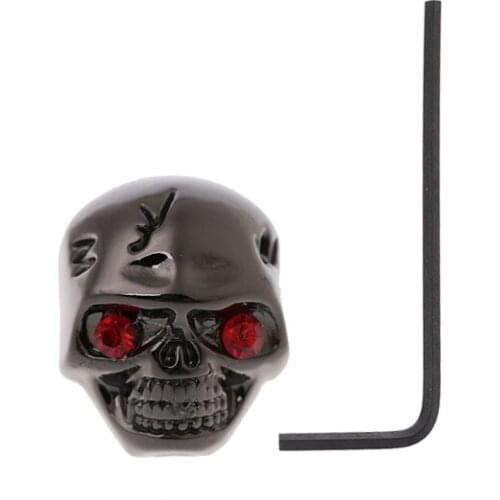 3 Colors Skull Head Volume Tone Control Knob For Guitar Parts Replacement Heavy metal rock