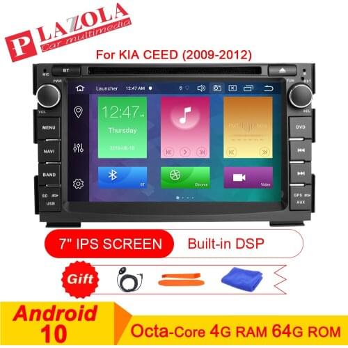 2Din Android Car Stereo Android 10 CAR Navi GPS DVD Player For KIA CEED2009 2010 2011 2012 Automotivo Radio Stereo IPS DSP