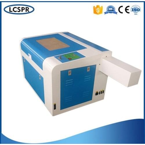 Cheap laser engraving machine with 400*600mm honeycomb working table and 60w laser tube