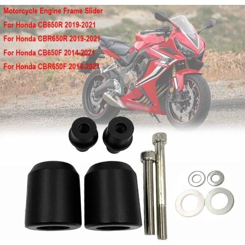 For HONDA CB650R CBR650R 2019-2021 Motorcycle Frame Crash Pad Engine Stator Sliders Protector For Honda CB650F CBR650F 2014-2021