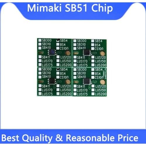 For Mimaki SB51 One time used chip for Mimaki JV5 JS5 JV33 CJV TPC-1000 Sublimation ink plotter printer