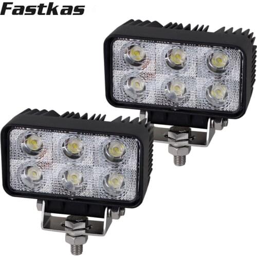FASTKAS 4inch 18w LED Work Light SUV Truck Tractor ATV 12V 24V 4X4 LED Offroad Light LED Drive Light LED DRL Waterproof IP67