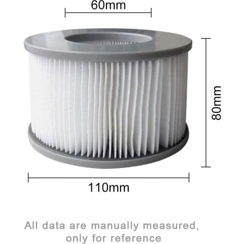 1pc Swimming pool filter for MSPA,Toskana,Camaro,Alpine,Silver Cloud,Tekapo,Mono,Reve,Bliss,Baikal,Lite Nest,Starry Aurora