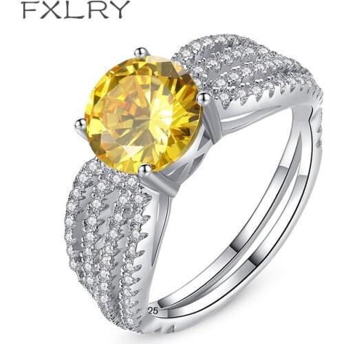 Женские серебряные кольца FXLRY China At AliExpress