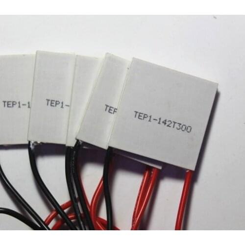 2PCS Temperature Power Generator TEP1-142T300 40*40MM 300Degree Temperature Resistance Thermal Conductivity,learning Development