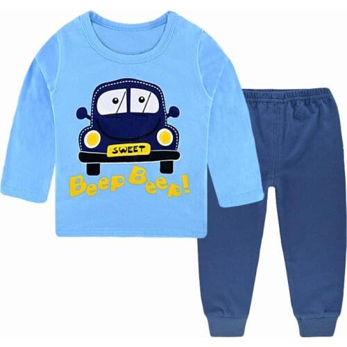 ZWY1304 Spring Autumn Baby Girl Clothing Set Kids Tracksuit Printed T-shirt+Casual Pants 2PCS Children Clothes Suit