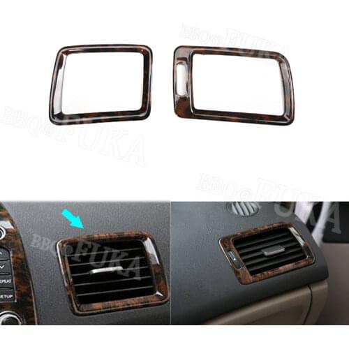 ABS Interior Front Side Air Vent Outlet Cover Trim Frame For Honda Civic 2004 2005 2006 2007 2008-2011 Accessories Car Styling