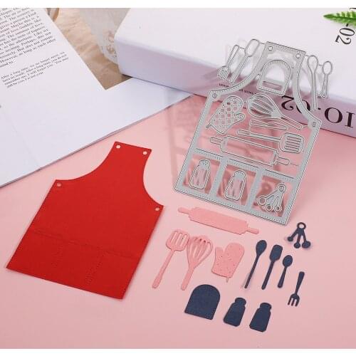 Kitchenware Metal Cutting Dies Stencil Scrapbooking Card Album Decorative Crafts Embossing Folder DIY Mold Die Cuts Paper Cutter