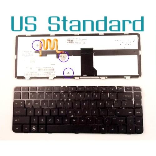US English Version Keyboard for HP Pavilion 608222-001 608222-161 597911-161 624578-001 597911-001 Laptop W/Backlit