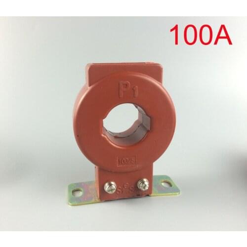 New type Easy use 100/5 0-100A current transformer Conductor through 1 time 100A CT