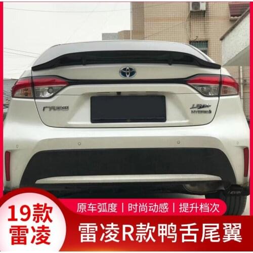 Suitable For 19 Toyota Leiling Refitted Tail Corolla Horizontal Pressure Hatchback Without Punching Top Wing