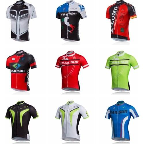 Pro team Summer Cycling Jerseys Bike Shirt Mens Jersey Ciclismo Bicicleta Sportswear Tops Maillot Ciclismo Breathable