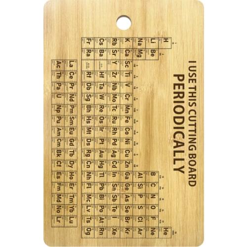 Periodic Table Of Elements Science Cutting Board Chemistry Chart Personalized Engraved Chopping Board Teacher Cooking Gift Ideas