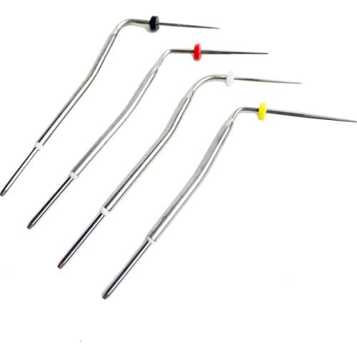 4 Color Dental Pen Heated Tip Needles For Endodontic Root Obturation Endo Wireless Gutta Percha System Dentist Materails JT-HTO4