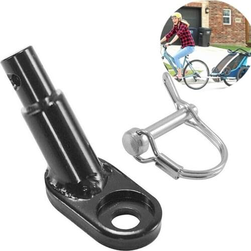 Bicycle Rear Racks Coupler Bike Rear Axle Trailer Hitch Mount Adapter Bike Cycling Accessory With Buckle Bicycle Connector Racks