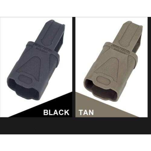 Hot Sale Black Mud Color 9mm Magazine Quick Pull Rubber Sleeve Mp5 Magazine Tactical Quick Pull Sleeve Triangle Convex Sleeve