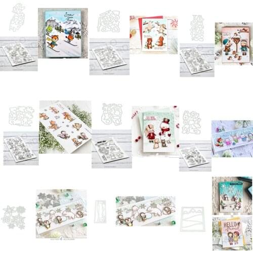 Animal girl plant Transparent Klar Silikon Stempel/Dichtung für DIY scrapbooking/foto album Dekorative klare stempel