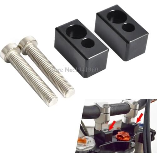 22mm Height Handlebar Riser Clamp Mount For KTM 150 250 300 350 450 525 530 SX SX-F EXC EXC-F XC XC-F XC-W XCFW 690 Enduro