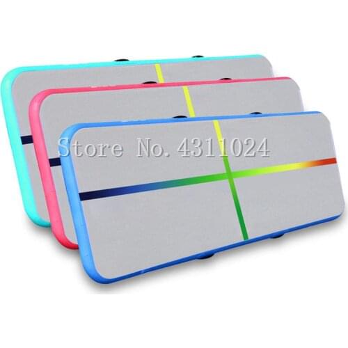 Promotion !Free Shipping 4M Air Track Mats Drop Stitch Material Gymnastics Mat For Training Home Use Air Floor Tumbling Track
