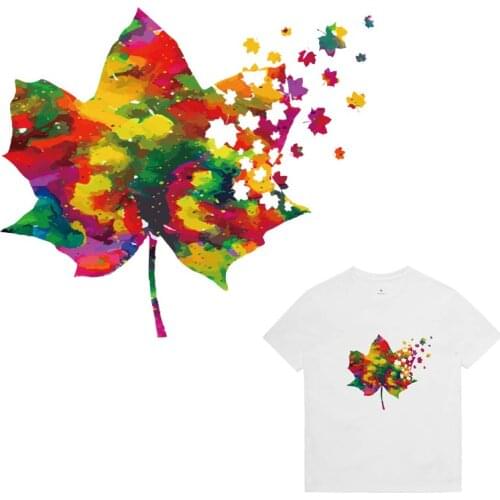 Plant Flowers Beautiful Patch Appliques Heat Transfer Vinyl Washable Sticker Stripes On Clothes Sewing Washable On Clothes Diy