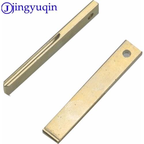 Jingyuqin 10ps/lot Replacement Auto Remote Car Key Shell Uncut Blank HU83 Blade with Groove for Peugeot 307 for Citroen C1 C3