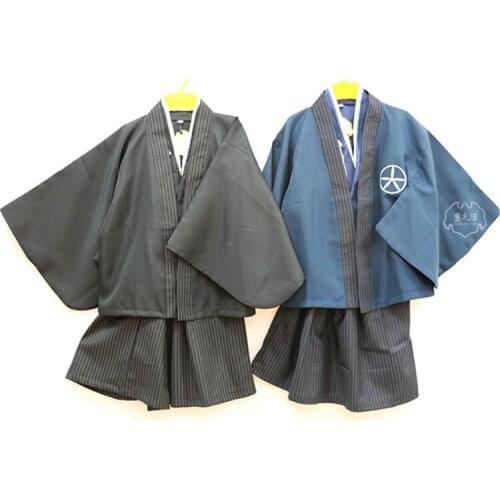 Japanese Style Suit for Boys Japanese Kimono Sets Children Clothes Samurai Clothing Boys Costumes Yamato National Child Clothes