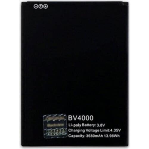 Large Capacity Li-ion High quality Replacement Battery Authentic Blackview BV4000 For Blackview BV4000 Pro Smart Phone 3680mAh