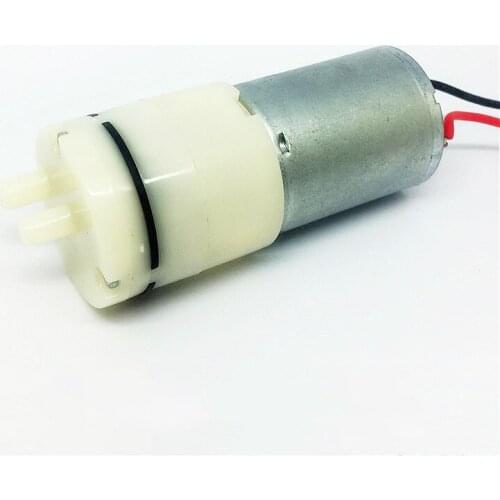 DC 1.5V-3.7V 3V Small Mini 370 Motor Air Pump Self-Priming Monitor Breast Vacuum Pump with Wire Oxygen Pump Aquarium Fish Tank
