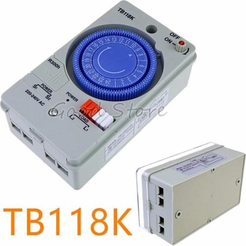 1PCS TB118K/BS18K mechanical timer timing clock timing controller Water Pump Timing Switch Automatic Power Off Time