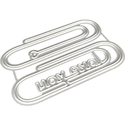 Love Metal Cutting Dies Embossing Stencil DIY Card Making Scrapbooking Album Stamp Paper Card Embossing Craft Decor