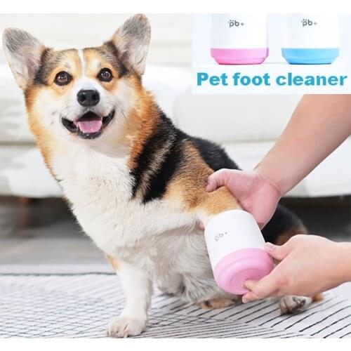 Pet Paw Cleaning Cup Soft Silicone Combs Portable Pet Foot Washer Cup Paw Clean Brush Quickly Wash Dirty Cat Dog Foot Cleaner