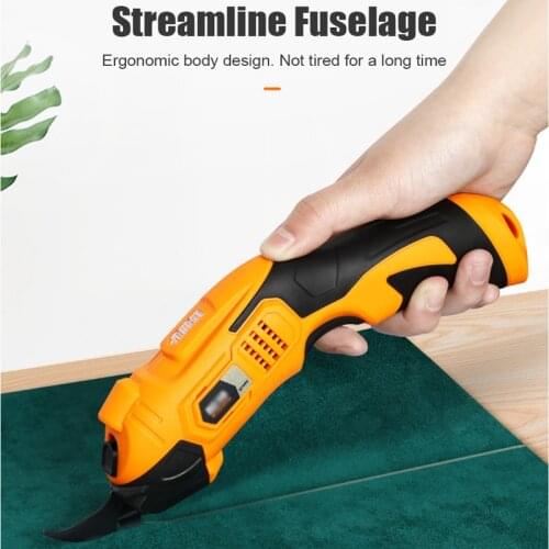 Rechargeable Scissors Multipurpose Fabric Leather Cloth Cutting Cordless Chargeable Fabric Sewing Handheld Scissors