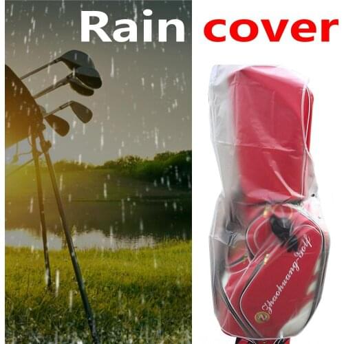 PVC Golf Bag Waterproof Dustproof Golf Rain Cover Shield Wear Resistant Outdoor Rod Protector Transparent Anti-dust Cape Package