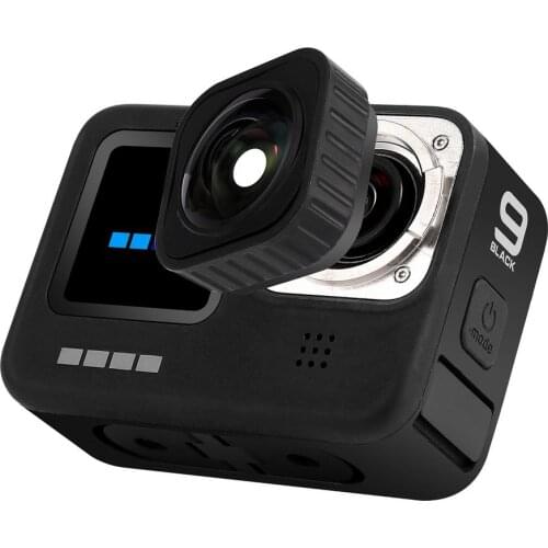 For GoPro HERO9 Ultra-wide Angle Lens For GoPro -Max Lens Mod Vlog Shooting Lens Cameras Filter Action Camera Accessories HOT