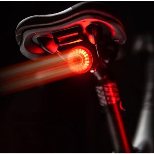 TWOOC Auto Brake Sensing Bicycle Rear Light Cycling Smart Taillight USB Charge MTB Night Cycling Lamp Road Bike LED Safety Light