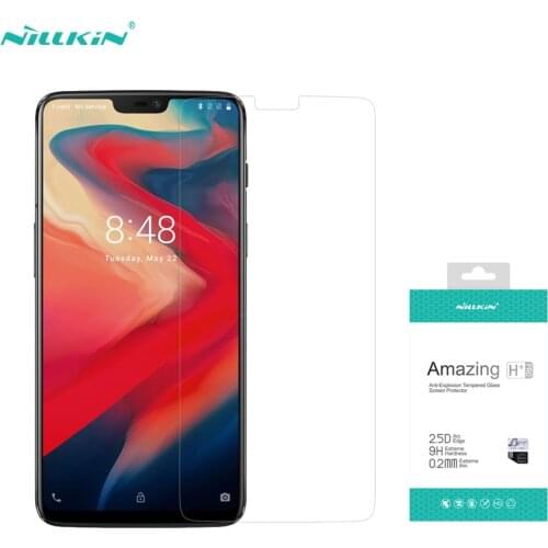 Tempered Glass For OnePlus 6 Screen Protector Nillkin Amazing H+PRO Anti-Explosion Anti-Fingerprint For OnePlus6 Glass Film
