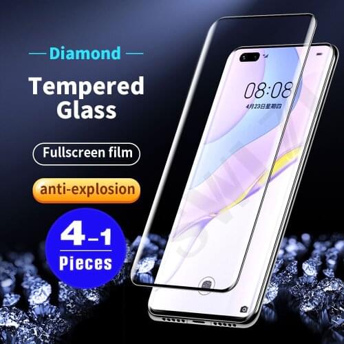1-4Pcs 9D for Huawei nova 8 8i 7 7i 6 SE 5 5i pro 5Z 5T Tempered Glass nova 3 3E 3i 4 4E Phone Screen Protector protective Film