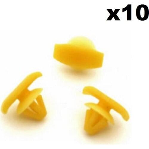 10x For Seat Leon (2011 on) Lower Rubber Door Seal Clips / Weatherstrip Trim Clips