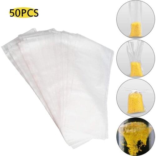 4 Sizes PVA Carp Fishing Bags Quick Water Soluble Baits Bag for Boilie Rig Solid Baits Carp Fishing Equipment Tackle Kit