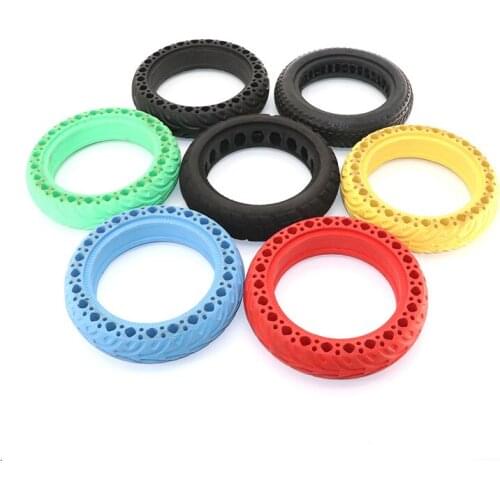 8.5 inch Bee Hive Holes Solid Tire 8.5x2 solid Tire For Electic Scooter Motorcycle ATV Moped Parts 8.5X2.0
