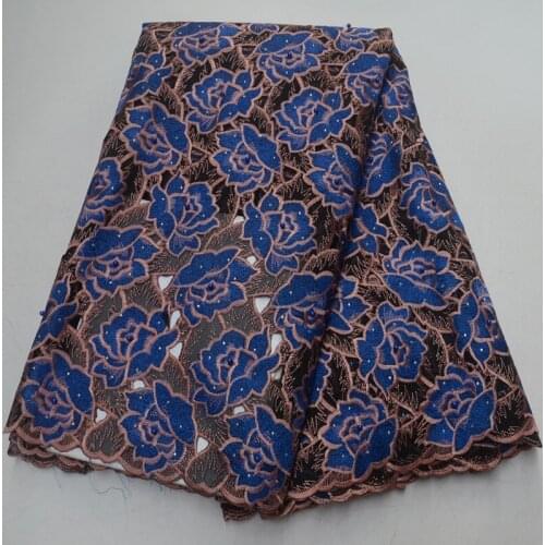 Free shipping (5yards/pc) high quality white silver African organza lace Swiss lace fabric with beads for party dress CLP318