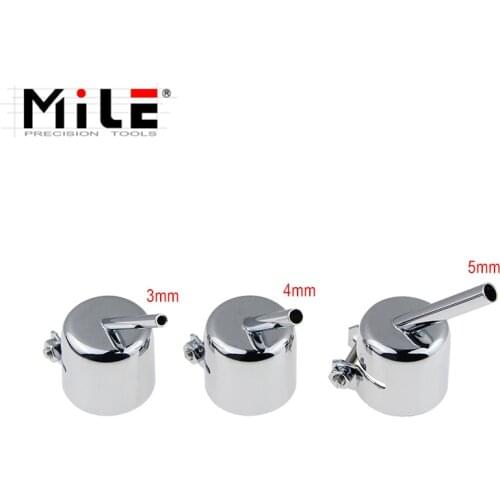 Mile Diagonal Air Nozzle 3mm 4mm 5mm Air Gun Nozzl Repair for Motherboard Welding Dedicated Air Gun Mouth