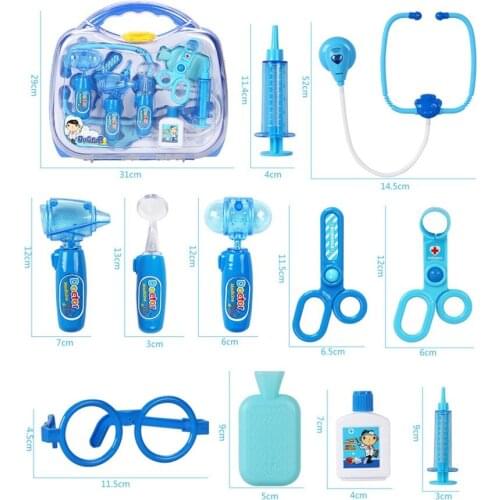 HOGNSIGN Children Day Girls Toys Set 3-6 Year-old Girl Babies Plastic Simulated Injection Stethoscope Children Birthday Gifts