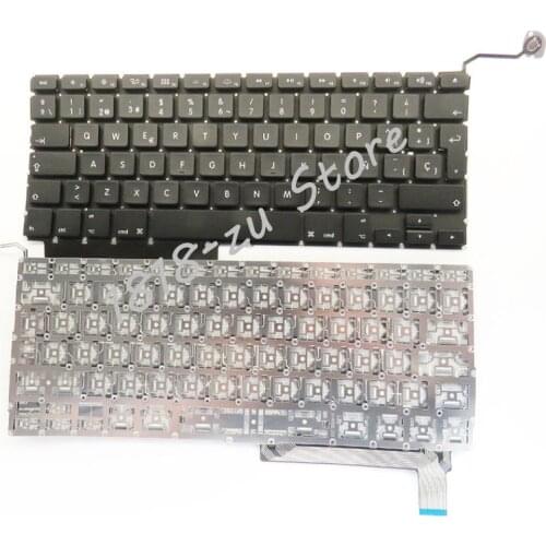 Spain Laptop keyboard FOR Macbook Pro 15" A1286 MB985 MB986 MC371 MC372 MC373 MC721 MC723 MD103 MD104 SP layout 2009-2012