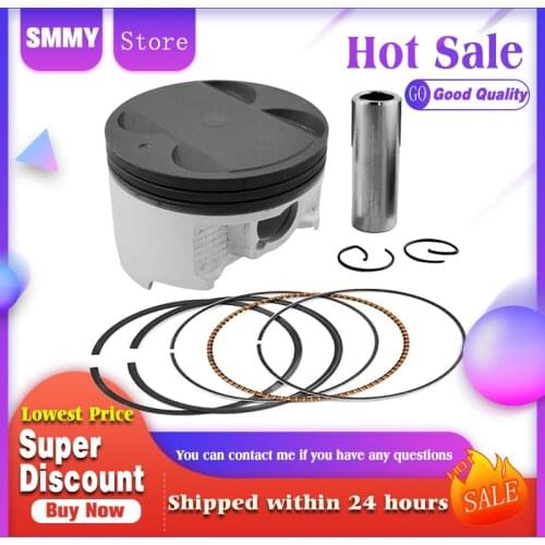 1 Set Motorcycle Piston & Ring Kit For Suzuki AN400 Burgman / Skywave 400 DL650 2007-2011 SV650 2003-2012 DR350 1990-1999