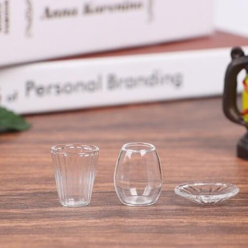 1:12 Dollhouse Miniature Coffee Cup Tea Cup with Saucer Holder Afternoon Tea Supplies